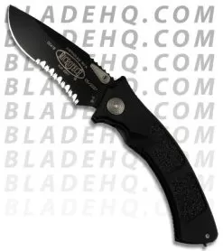 Microtech Amphibian Manual Knife (Black SER) 137-2
