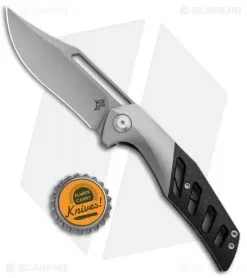 APurvis Blades Primordial Frame Lock Knife Ti/Carbon Fiber (3.25" Bead Blast) -Knife Shop A Purvis Blades Primordial BB BHQ 90347 jr bottlecap