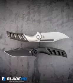 APurvis Blades Primordial Frame Lock Knife Ti/Carbon Fiber (3.25" Black SW) 10 APurvis Blades Primordial Frame Lock Knife Ti/Carbon Fiber (3.25" Black SW) -Knife Shop APurvis Blades Primordial Frame Lock Knife Ti Carbon Fiber BHQ90345 kp steel web 2