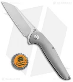 APurvis Blades Progeny Titanium Frame Lock Flipper Knife (3.25" Stonewash) -Knife Shop APurvis Blades Progeny Ti FL SW BHQ 94410 jr bottlecap