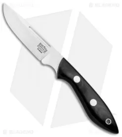 Bark River Adventurer II Fixed Blade Knife Black Canvas Micarta (3.25" Elmax)