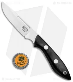 Bark River Adventurer II Fixed Blade Knife Black Canvas Micarta (3.25" Elmax) -Knife Shop Bark River Adventurer II Black Canvas Micarta Elmax BA05143MBC BHQ 96136 jr bottlecap