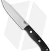 Bark River Aurora II Fixed Blade Knife Black Canvas Micarta (5.5" CPM-3V Satin)