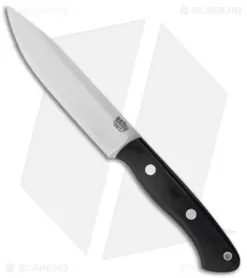 Bark River Aurora II Fixed Blade Knife Black Canvas Micarta (5.5" CPM-3V Satin)