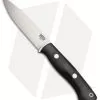 Bark River Aurora LT Fixed Blade Knife Black Canvas Micarta (4.625" A-2 Satin)