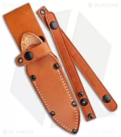 Bark River Bravo 1 Field Fixed Blade Knife Burgundy Canvas Micarta (4.25" Satin) -Knife Shop Bark River Bravo 1 Field Burgundy Canvas Micarta Satin BA07112MBUC BHQ 86243 jr sheath