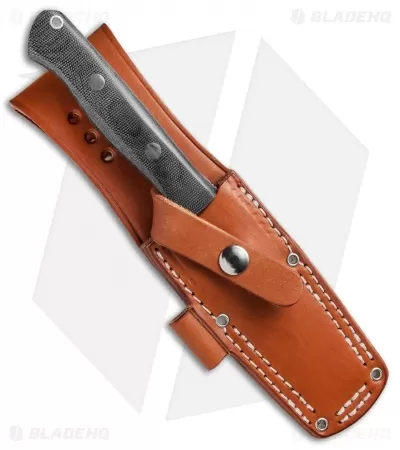 Bark River Bravo 1.25 LT Fixed Blade Knife Black Canvas Micarta (5" CPM-3V) 3 Bark River Bravo 1.25 LT Fixed Blade Knife Black Canvas Micarta (5" CPM-3V) - Image 3