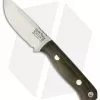 Bark River Bravo Micro Fixed Blade Knife Green Canvas Micarta (2.25" Elmax)