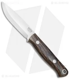 Bark River Bushcrafter Fixed Blade Knife Bocote (3.875" Satin)