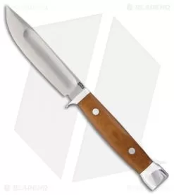 Bark River Canoe Fixed Blade Knife Natural Canvas Micarta (4.5" A-2)