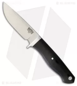 Bark River Fieldsman Fixed Blade Knife Black Canvas Micarta (3.375" Satin)