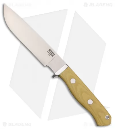 Bark River Gameskeeper II Fixed Blade Knife Antique Ivory Micarta (5" A-2) 1 Bark River Gameskeeper II Fixed Blade Knife Antique Ivory Micarta (5" A-2)