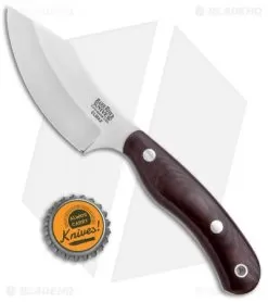 Bark River JX6 Companion Fixed Blade Knife Burgundy Canvas Micarta (3.5" Elmax) -Knife Shop Bark River JX6 Companion Burgundy Canvas Elmax BA10142MBU BHQ 95363 jr bottlecap