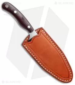 Bark River JX6 Companion Fixed Blade Knife Burgundy Canvas Micarta (3.5" Elmax) -Knife Shop Bark River JX6 Companion Burgundy Canvas Elmax BA10142MBU BHQ 95363 jr sheath