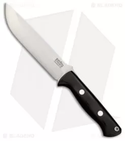 Bark River Knives Bravo 1.5 Fixed Blade Knife Black Canvas Micarta (5.75" A2)