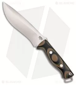 Bark River Knives Bravo Strike Force Knife Tan Camo G-10 (6.75" Satin)