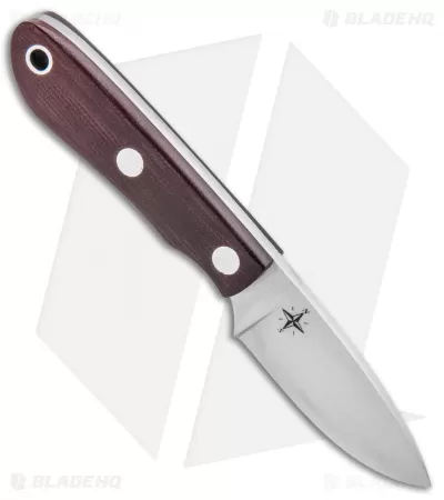 Bark River Knives PSK Personal Survival Knife Burgundy Micarta (2.2" Satin) 2 Bark River Knives PSK Personal Survival Knife Burgundy Micarta (2.2" Satin) - Image 2