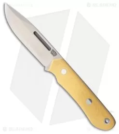 Bark River Knives Springbok II Fixed Blade Antique Ivory Micarta (4.25" Satin)