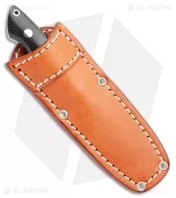 Bark River Mini Canadian Fixed Blade Knife Black Canvas Micarta (2.1" Satin 3V) 6 Bark River Mini Canadian Fixed Blade Knife Black Canvas Micarta (2.1" Satin 3V) -Knife Shop Bark River Mini Canadian Black Canvas Micarta Satin BA03121MBC BHQ 107284 jr sheath