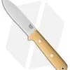 Bark River Mini Kephart Fixed Blade Knife Antique Ivory Micarta (3.75" Satin)