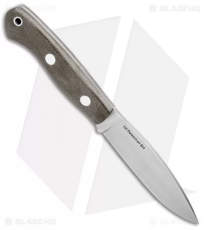 Bark River Mini Tundra Fixed Blade Knife Elmax Green Micarta (4" Satin) 2 Bark River Mini Tundra Fixed Blade Knife Elmax Green Micarta (4" Satin) - Image 2