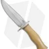 Bark River Vest Pocket Bowie A Fixed Blade Knife Ivory Micarta (5.375" Satin)