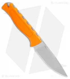 Benchmade 15006 Steep Country Fixed Blade Knife Orange Santoprene (3.5" SW) -Knife Shop Benchmade 15006 Steep Country Fixed Blade Knife Orange Santoprene 3.5 SW BHQ 114159 LS spine jr