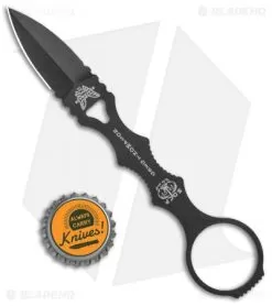 Benchmade 173BK Mini SOCP Fixed Blade Knife (2.22" Black) -Knife Shop Benchmade 173BK Mini SOCP Black 173BK BHQ 99478 jr bottlecap