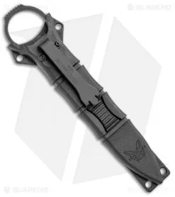 Benchmade 173BK Mini SOCP Fixed Blade Knife (2.22" Black) -Knife Shop Benchmade 173BK Mini SOCP Black 173BK BHQ 99478 jr sheath