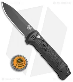 Benchmade 4400BK Casbah Automatic Knife Black Grivory (3.4" Black) -Knife Shop Benchmade 4400 Casbah Black Grivory Black 4400BK BHQ 51630 jr bottlecap 2