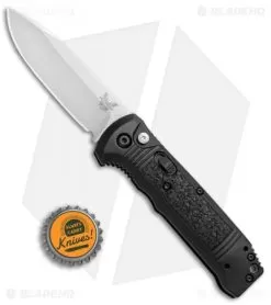 Benchmade 4400 Casbah Automatic Knife Black Grivory (3.4" Satin) -Knife Shop Benchmade 4400 Casbah Black Grivory Satin 4400 BHQ 51626 jr bottlecap 2