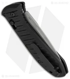 Benchmade 5700 Presidio II Automatic Knife (3.7" Satin) -Knife Shop Benchmade 5700 Presidio II Auto Satin BHQ 51641 jr side