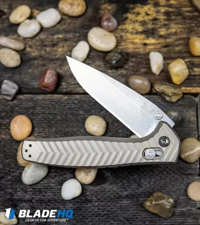 Benchmade 781 Anthem AXIS Lock Folding Knife Bronze Titanium (3.5" Stonewash) 5 Benchmade 781 Anthem AXIS Lock Folding Knife Bronze Titanium (3.5" Stonewash) - Image 5