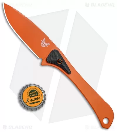 Benchmade Altitude Fixed Blade Knife Orange + Carbon Fiber (3" Orange) 15200ORG 4 Benchmade Altitude Fixed Blade Knife Orange + Carbon Fiber (3" Orange) 15200ORG - Image 4