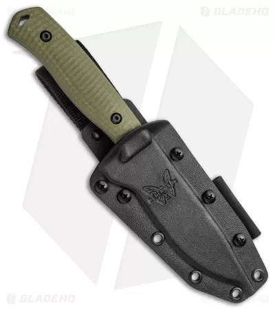 Benchmade Anonimus Fixed Blade Knife OD Green G-10 (5" Gray) 539GY 3 Benchmade Anonimus Fixed Blade Knife OD Green G-10 (5" Gray) 539GY - Image 3