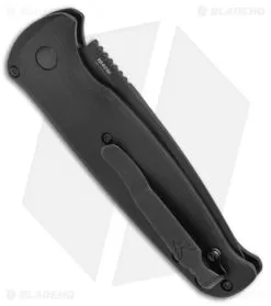 Benchmade CLA Drop Point Automatic Knife Black G-10 (3.4" Black) 4300BK 6 Benchmade CLA Drop Point Automatic Knife Black G-10 (3.4" Black) 4300BK -Knife Shop Benchmade CLA DP Auto black G 10 Black 4300BK BHQ 27082 jr side