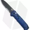 Benchmade 4400SBK-1 Casbah Automatic Knife Blue Grivory (3.4" Black Serr)