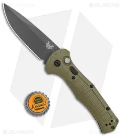 Benchmade Claymore Automatic Knife OD Green Grivory (3.6" Black) 9070BK-1 7 Benchmade Claymore Automatic Knife OD Green Grivory (3.6" Black) 9070BK-1 -Knife Shop Benchmade Claymore Auto OD Green Grivory Black 9070BK 1 BHQ 137240 jr bottlecap