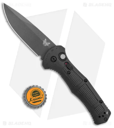 Benchmade Claymore Automatic Knife Black Grivory (3.6" Black) 9070BK 4 Benchmade Claymore Automatic Knife Black Grivory (3.6" Black) 9070BK - Image 4