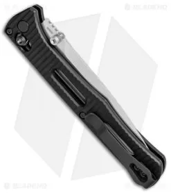 Benchmade Fact AXIS Lock Knife Black Aluminum (3.95" Satin) 417 6 Benchmade Fact AXIS Lock Knife Black Aluminum (3.95" Satin) 417 -Knife Shop Benchmade Fact AXIS Lock Black Aluminum Satin 417 BHQ 78773 jr side
