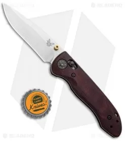 Benchmade Foray Limited Ed. AXIS Lock Knife Red Micarta (3.24" Satin ) 698-1901 -Knife Shop Benchmade Foray Limited Edition Ed AXIS Lock Red Micarta Satin 698 1901 BHQ 97136 jr bottlecap
