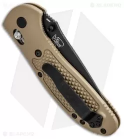 Benchmade Griptilian AXIS Lock Knife Sand (3.45" Black) 551BKSN-S30V -Knife Shop Benchmade Griptilian AXIS Sand Black 551BKSN S30V BHQ 6224 jr side