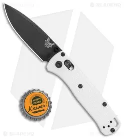 Benchmade Mini Bugout AXIS Lock Knife White (2.82" Black) 533BK-1 7 Benchmade Mini Bugout AXIS Lock Knife White (2.82" Black) 533BK-1 -Knife Shop Benchmade Mini Bugout AXIS Lock White Black 533BK 1 BHQ 104889 jr bottlecap