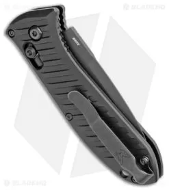 Benchmade 5750BK Mini Presidio II Automatic Knife (3.2" Black) -Knife Shop Benchmade Mini Presidio II Auto Black 5750BK BHQ 108953 jr side