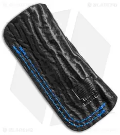 Benchmade Oeser Gold Class Tengu Tool Arctic Storm Fat CF (1.1" Dama) -Knife Shop Benchmade Oeser Tengu Tool White Black 1in Damasteel Multi Tool 602 211 BHQ 138208 td sheath side