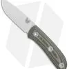 Benchmade Pardue Hunter Fixed Blade Knife OD Green Micarta (3.5" Satin) 15400