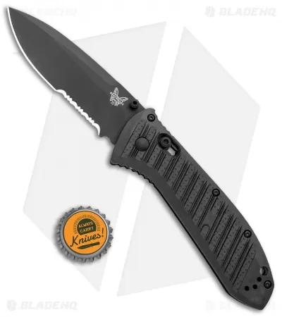 Benchmade Presidio II AXIS Lock Knife Black CF-Elite (3.72" Black Serr) 570SBK-1 4 Benchmade Presidio II AXIS Lock Knife Black CF-Elite (3.72" Black Serr) 570SBK-1 - Image 4