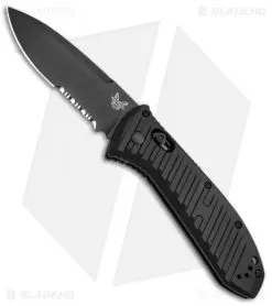 Benchmade 5700SBK Auto Presidio II Automatic Knife (3.7" Black Serr)
