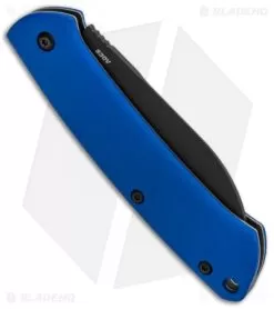 Benchmade Proper Slip Joint Knife Blue G-10 (2.8" Black) 319DLC-1801 -Knife Shop Benchmade Proper SJ Blue G 10 Black 319DLC 1801 BHQ 83445 jr side