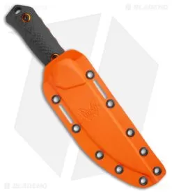 Benchmade Raghorn Hunting Fixed Blade Knife Carbon Fiber (4" Orange) 15600OR 7 Benchmade Raghorn Hunting Fixed Blade Knife Carbon Fiber (4" Orange) 15600OR -Knife Shop Benchmade Raghorn Hunting Fixed Blade CF Orange BHQ 137229 jr sheath 3